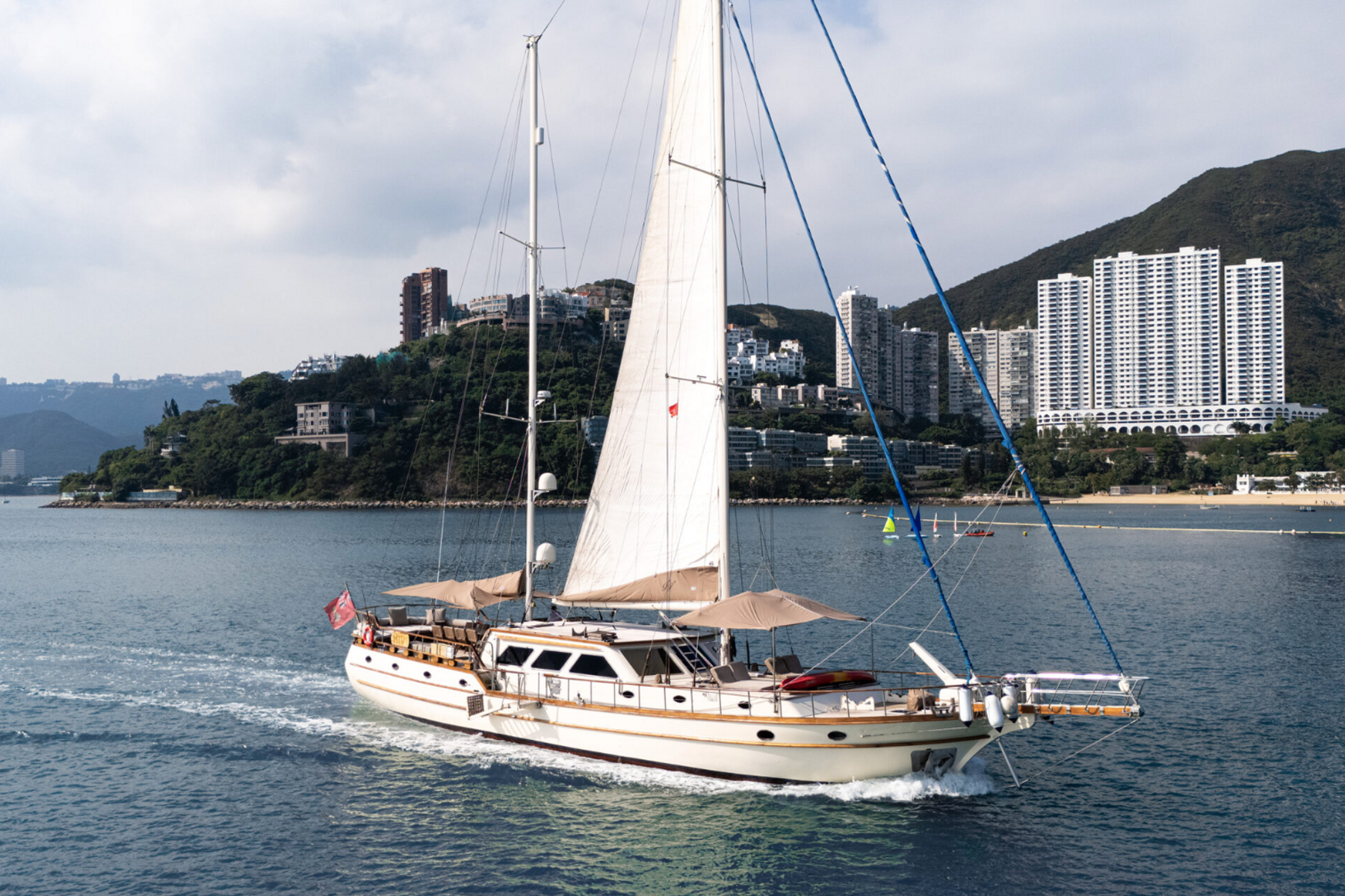 Lady Lorraine charter yacht cruising in Hong Kong